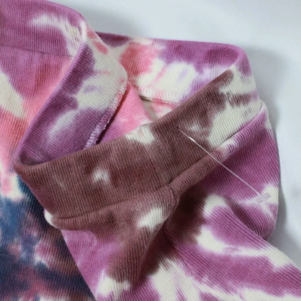 Lovers and Friends Angela Mini Skirt in Hot Tie Dye, size Large